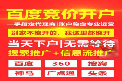 竞价开户推广案例实战案例分析